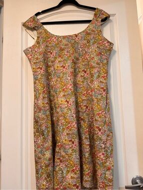 Liberty Art Dabrics Floral lightweightCotton A-Line Dress